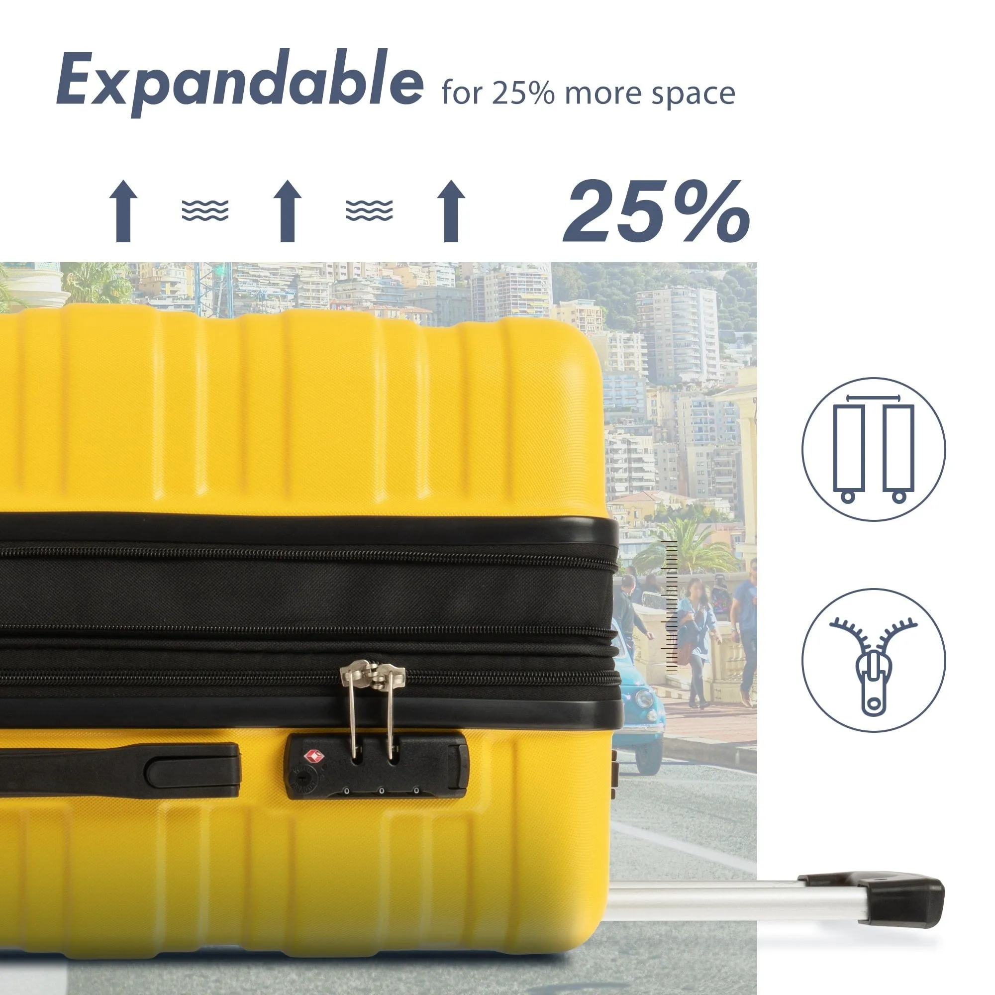 24" Luggage Sets Suitcase/Trunk /Check-in Luggage /Carry-on Luggage
