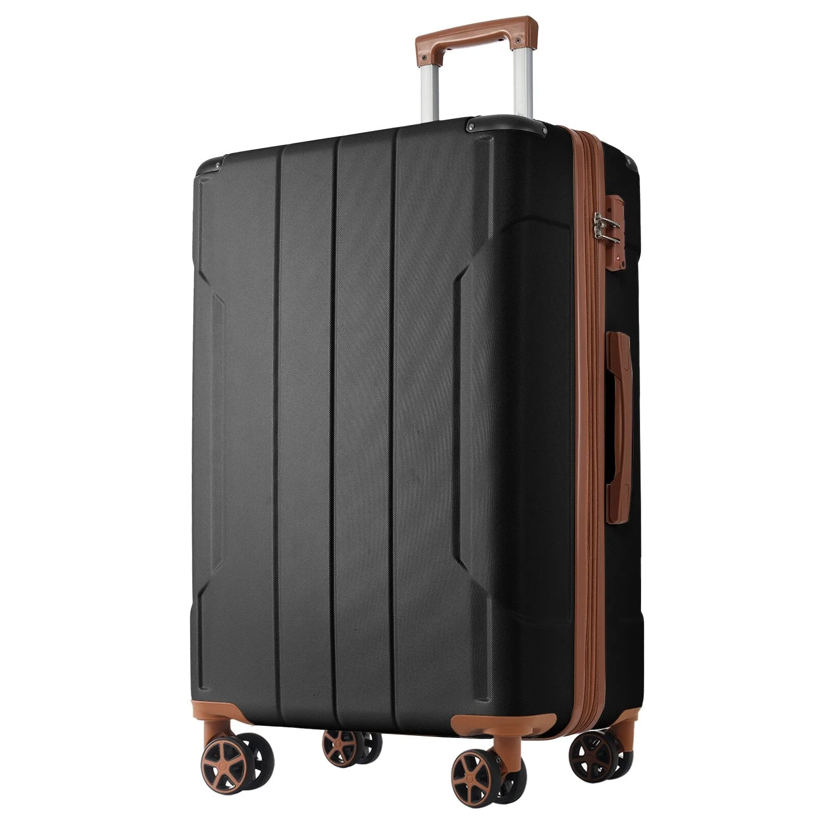 3 Piece Expandable Luggage Sets with 2 Spinner and TSA Lock (20/24/28)
