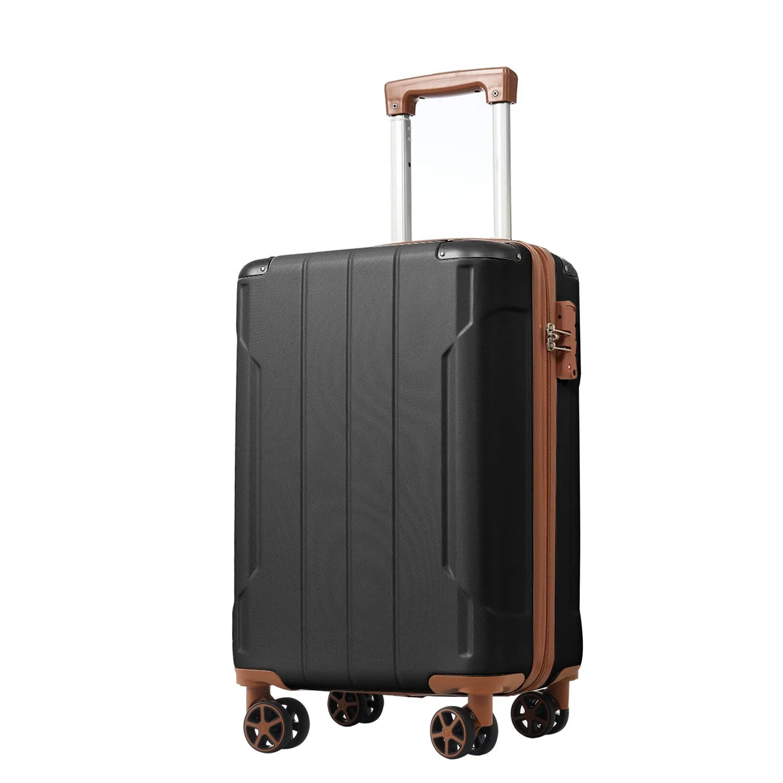 3 Piece Expandable Luggage Sets with 2 Spinner and TSA Lock (20/24/28)