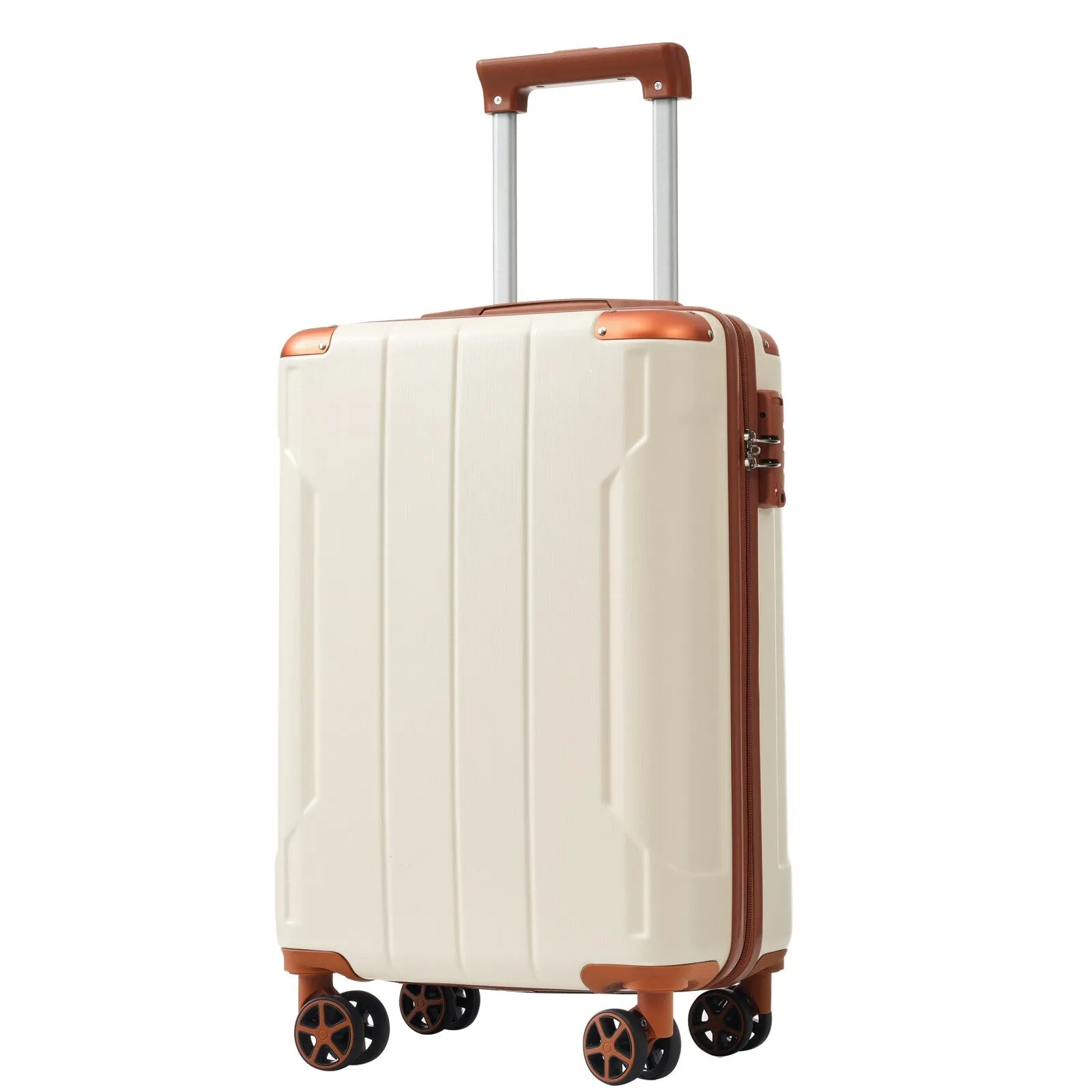 3 Piece Expandable Luggage Sets with 2 Spinner and TSA Lock (20/24/28)