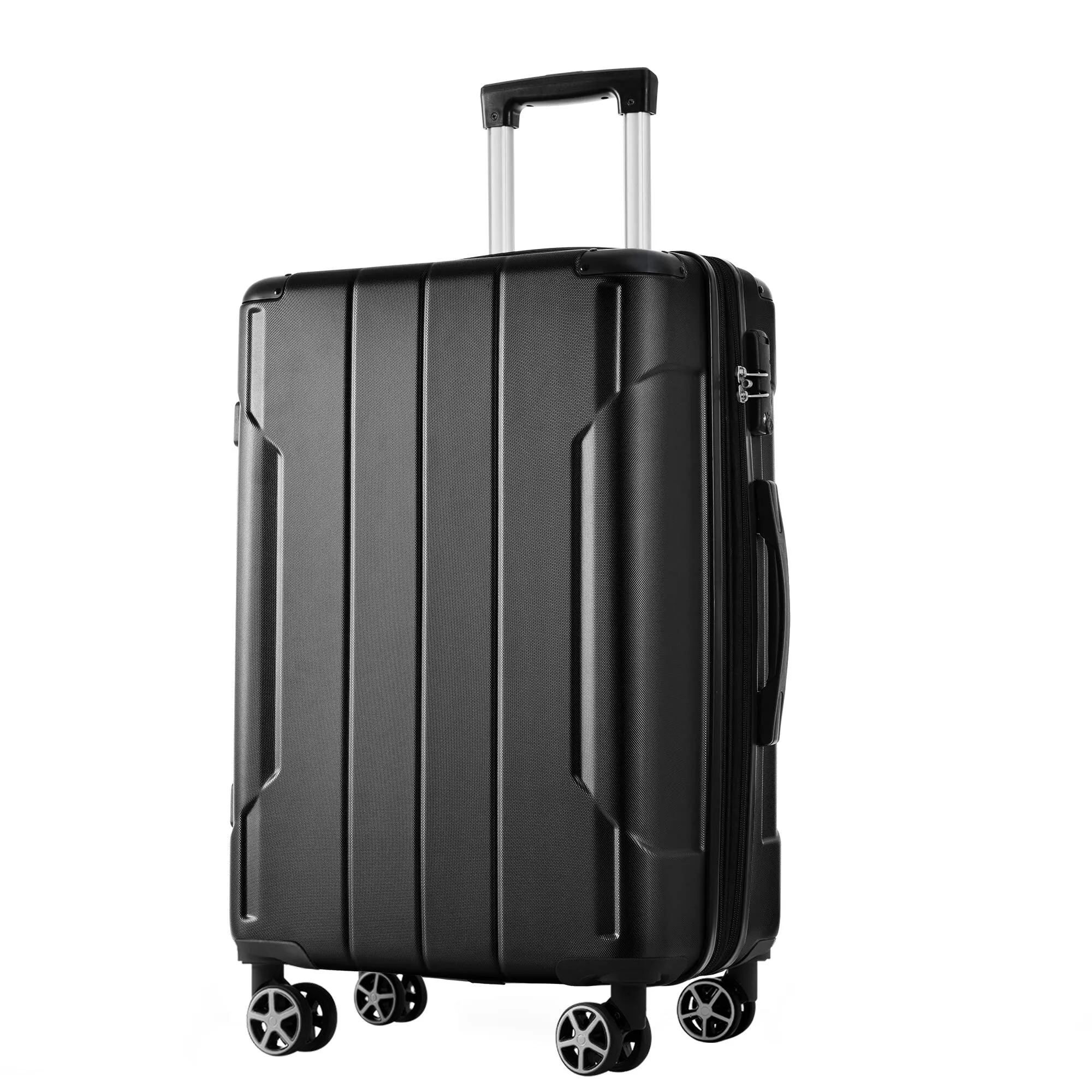 3 Piece Expandable Luggage Sets with 2 Spinner and TSA Lock (20/24/28)