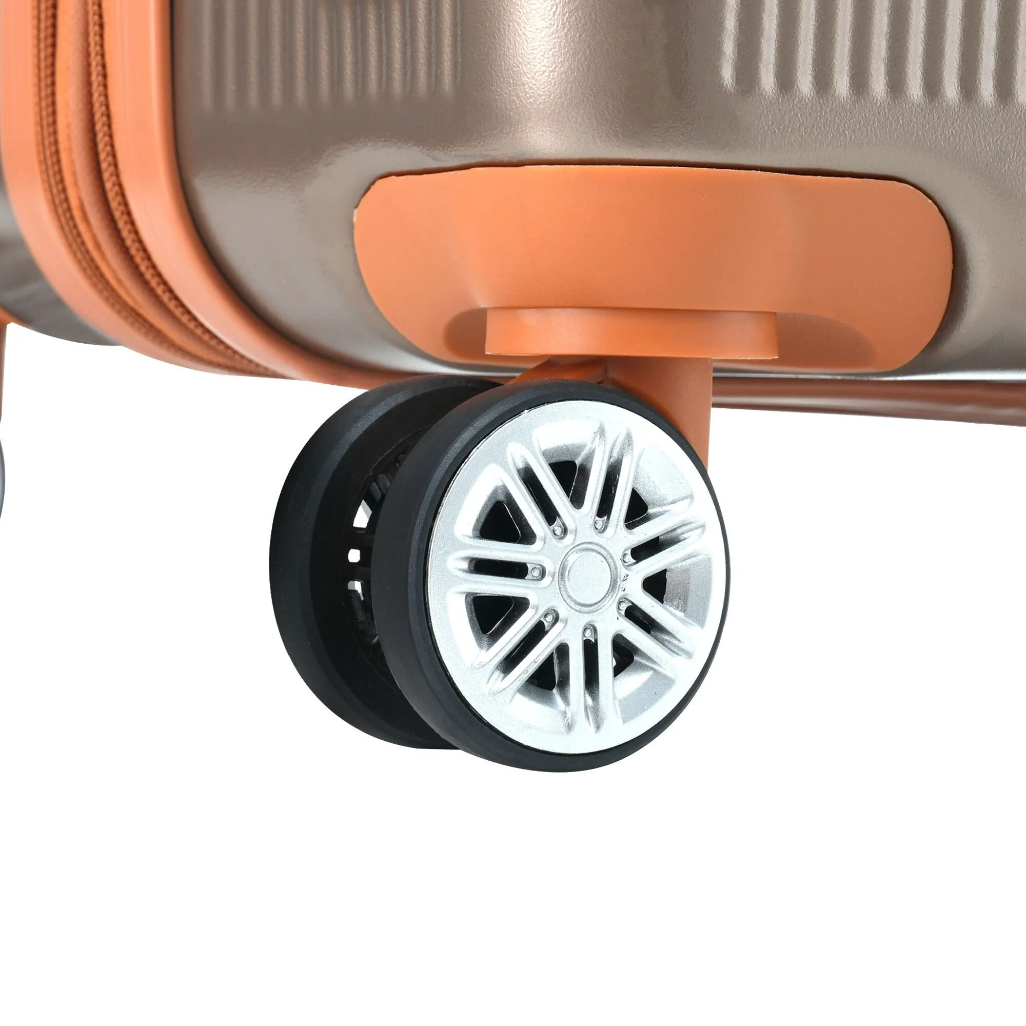 3 Piece Expansion Luggage Sets with Spinner Wheels and TSA Lock, Hardshell Suitcase with Telescopic Handle (20''24''28'')