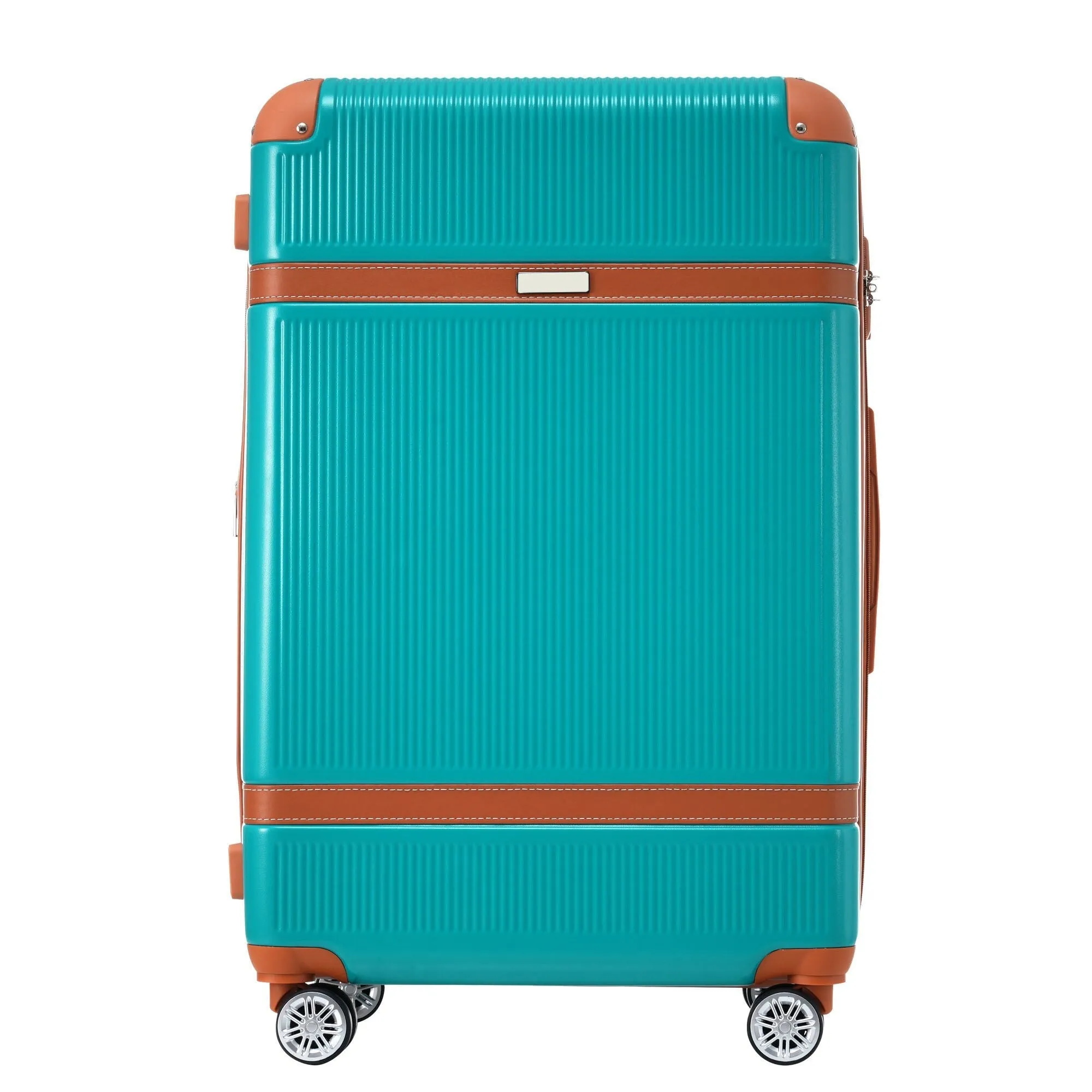 3 Piece Expansion Luggage Sets with Spinner Wheels and TSA Lock, Hardshell Suitcase with Telescopic Handle (20''24''28'')