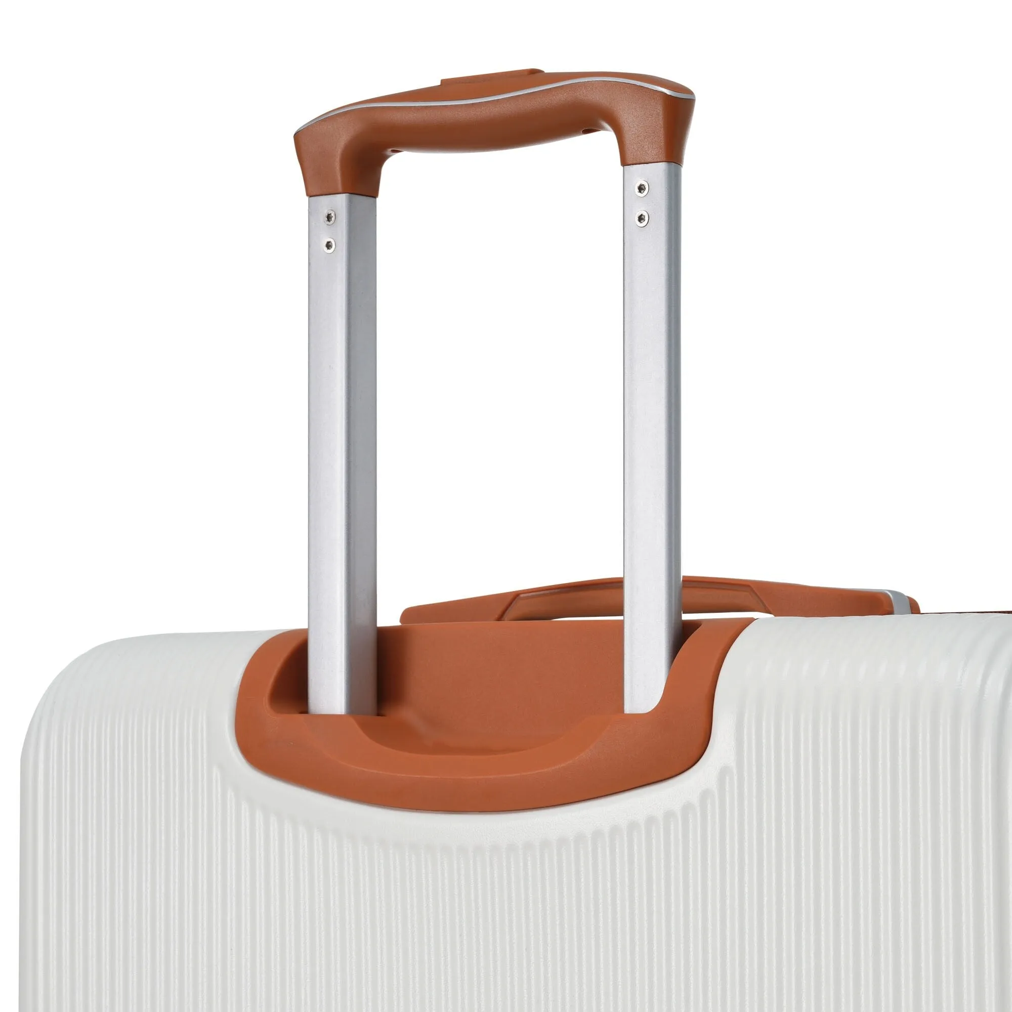 3 Piece Expansion Luggage Sets with Spinner Wheels and TSA Lock, Hardshell Suitcase with Telescopic Handle (20''24''28'')