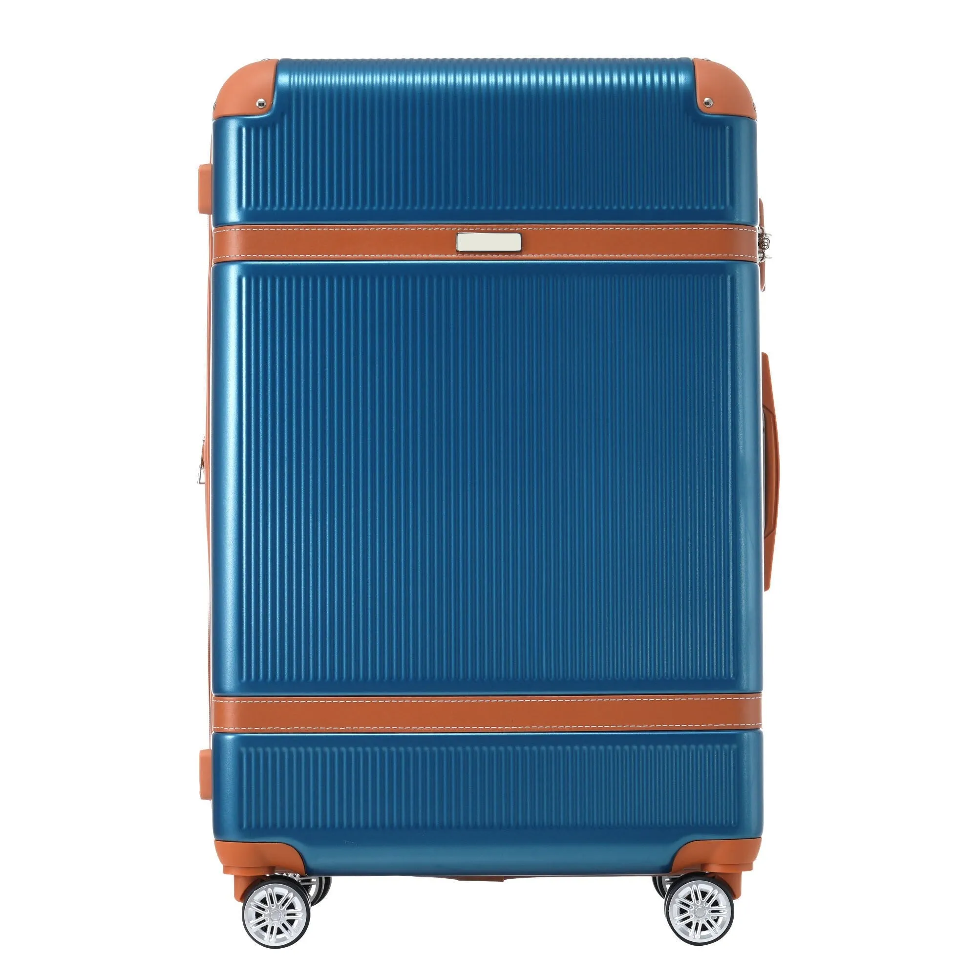 3 Piece Expansion Luggage Sets with Spinner Wheels and TSA Lock, Hardshell Suitcase with Telescopic Handle (20''24''28'')