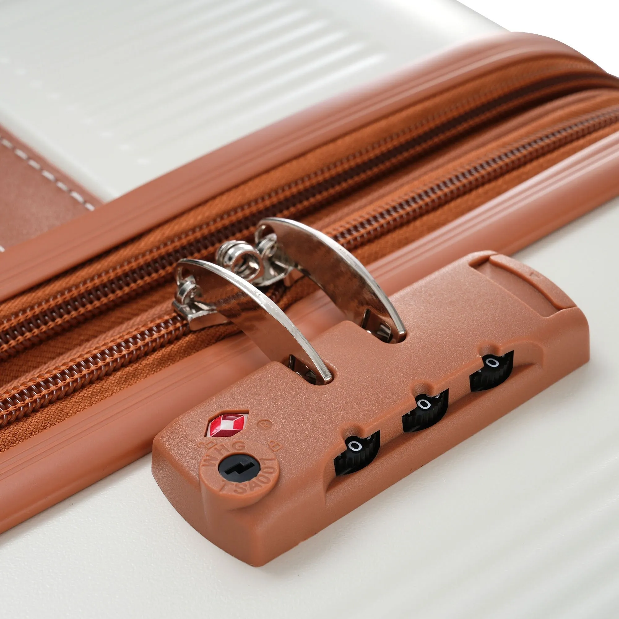 3 Piece Expansion Luggage Sets with Spinner Wheels and TSA Lock, Hardshell Suitcase with Telescopic Handle (20''24''28'')