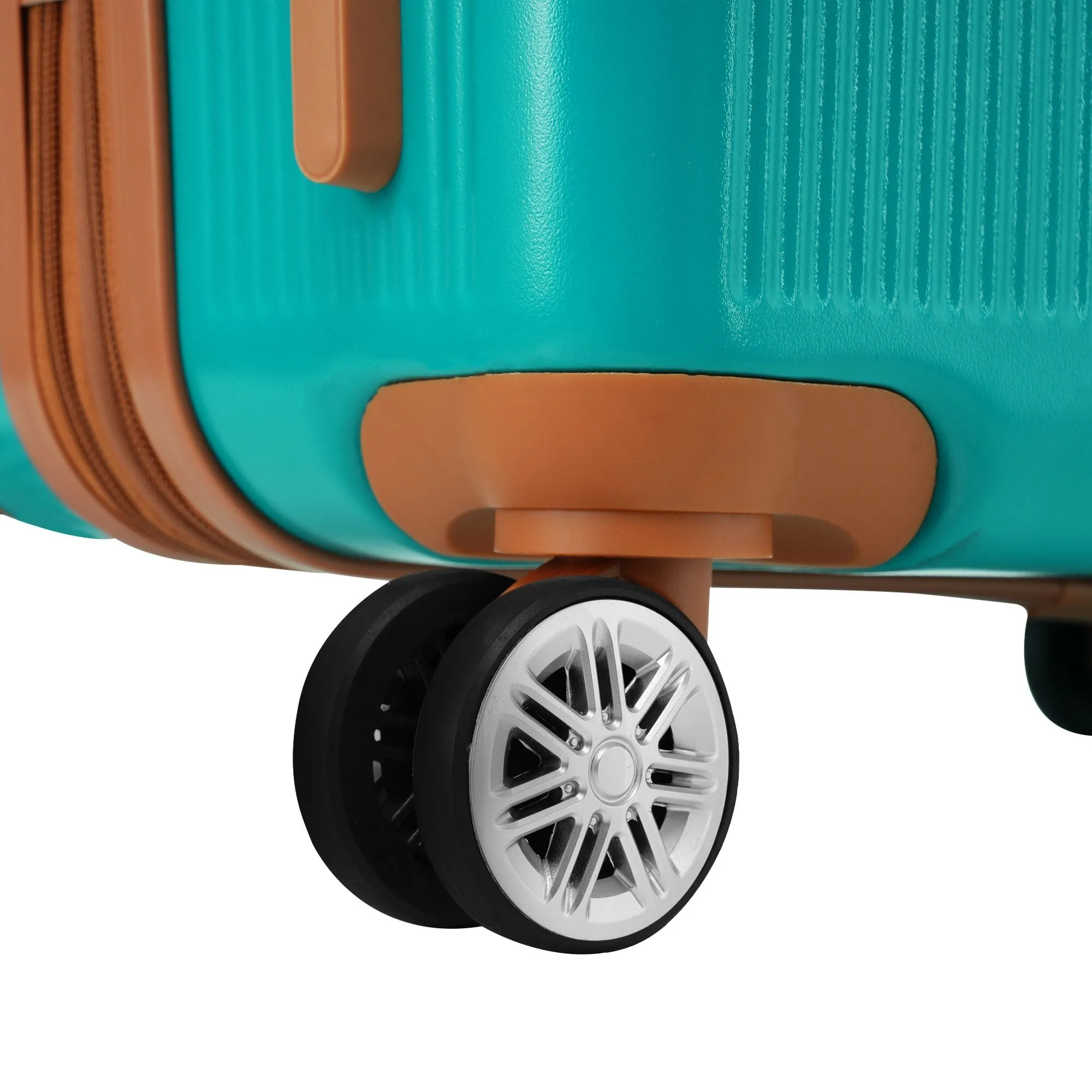 3 Piece Expansion Luggage Sets with Spinner Wheels and TSA Lock, Hardshell Suitcase with Telescopic Handle (20''24''28'')