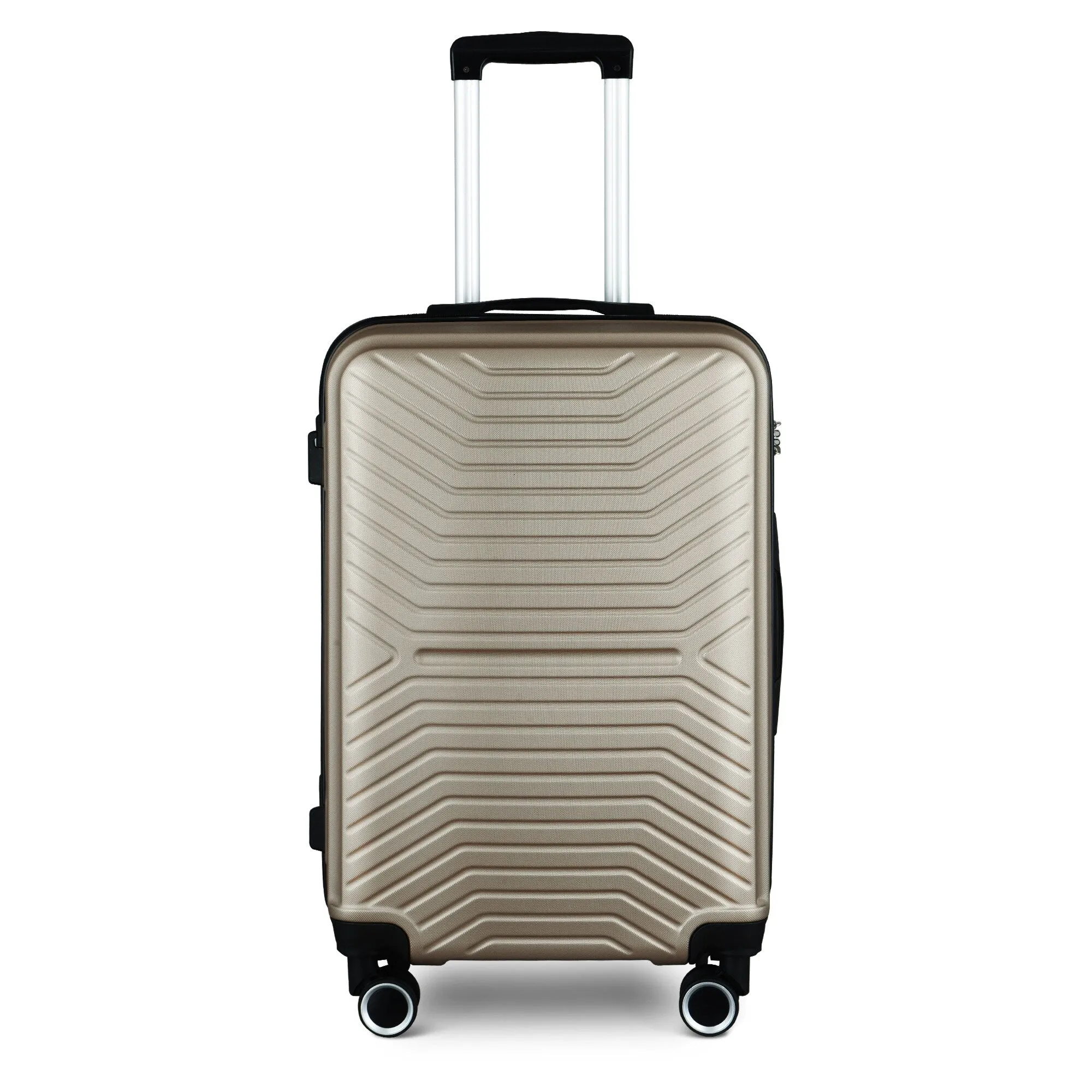 3-Piece Hardshell Luggage Set with TSA Lock - 20", 24", 28