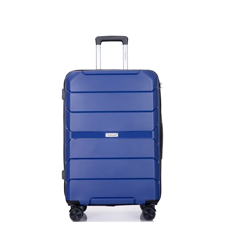 3-Piece Hardshell Suitcase Set PP Luggage Sets with TSA Lock