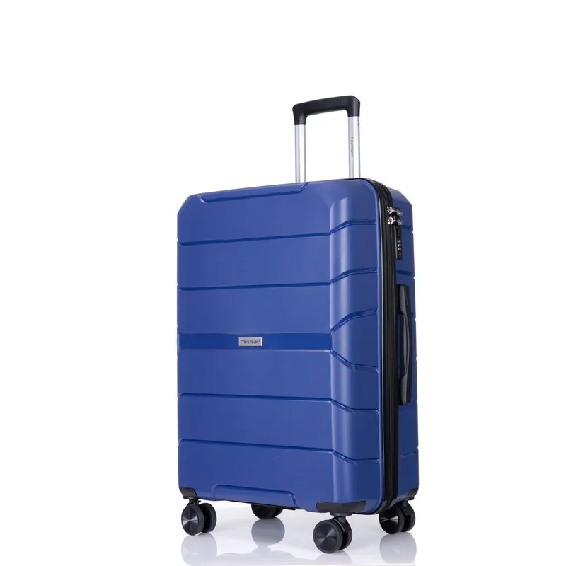 3-Piece Hardshell Suitcase Set PP Luggage Sets with TSA Lock