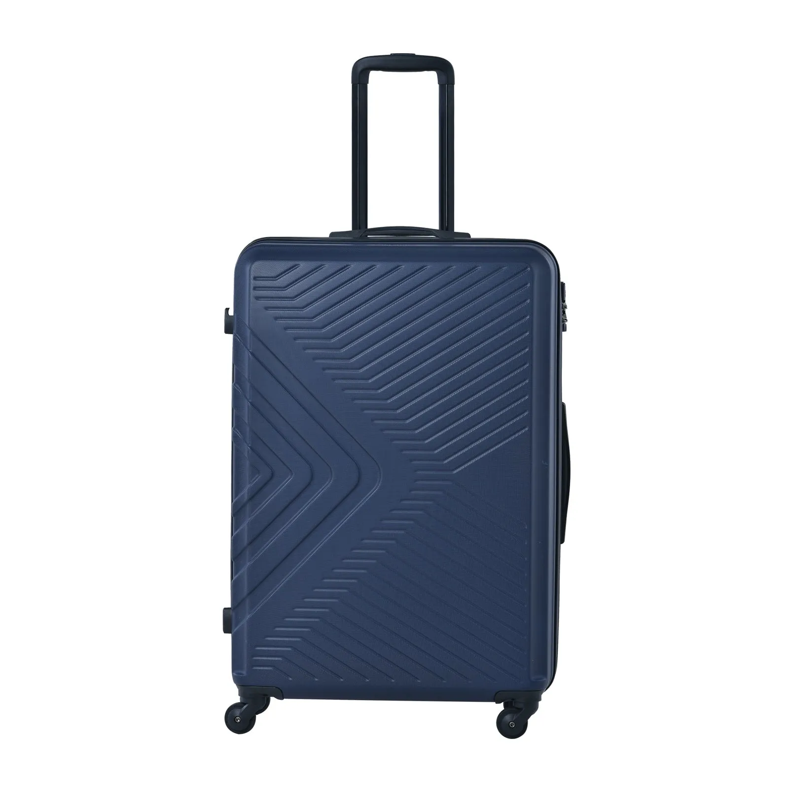 3 Piece Luggage Sets ABS Lightweight Suitcase with Two Hooks, Spinner Wheels, TSA Lock, (20/24/28)