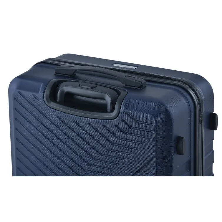 3 Piece Luggage Sets Lightweight ABS Suitcase with Hooks & TSA Lock