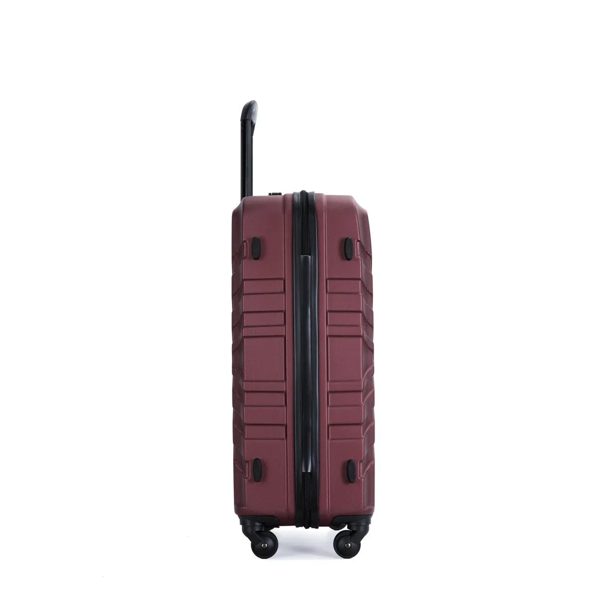 3 Piece Luggage Sets Lightweight ABS Suitcase with Hooks & TSA Lock