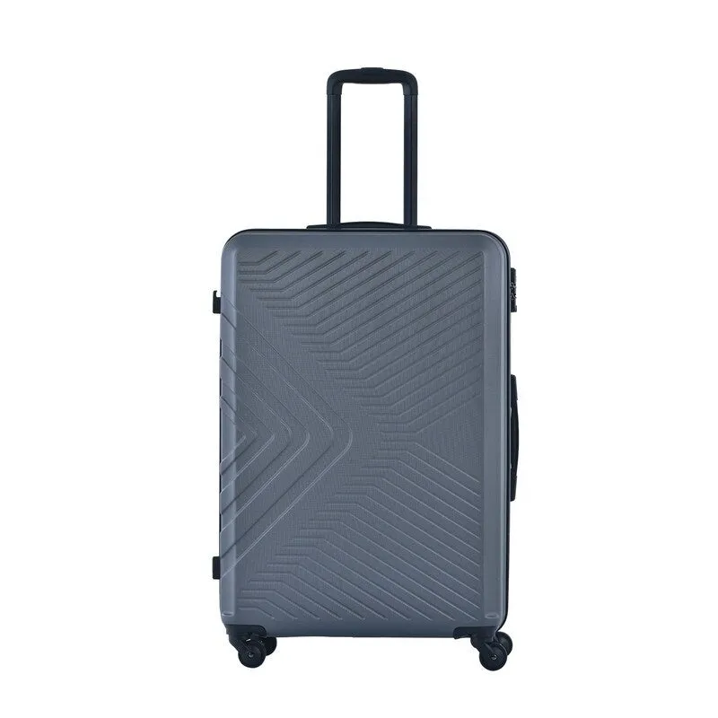 3 Piece Luggage Sets Lightweight ABS Suitcase with Hooks & TSA Lock