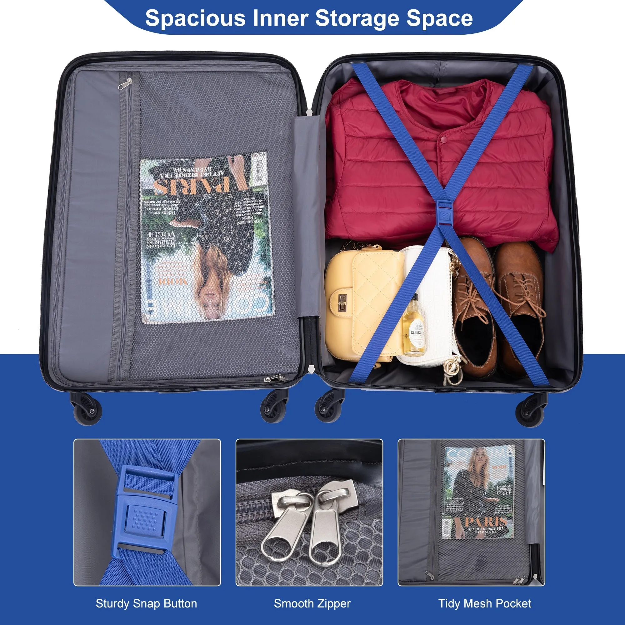 3 Piece Luggage Sets Suitcase/Trunk /Check-in Luggage /Carry-on Luggage