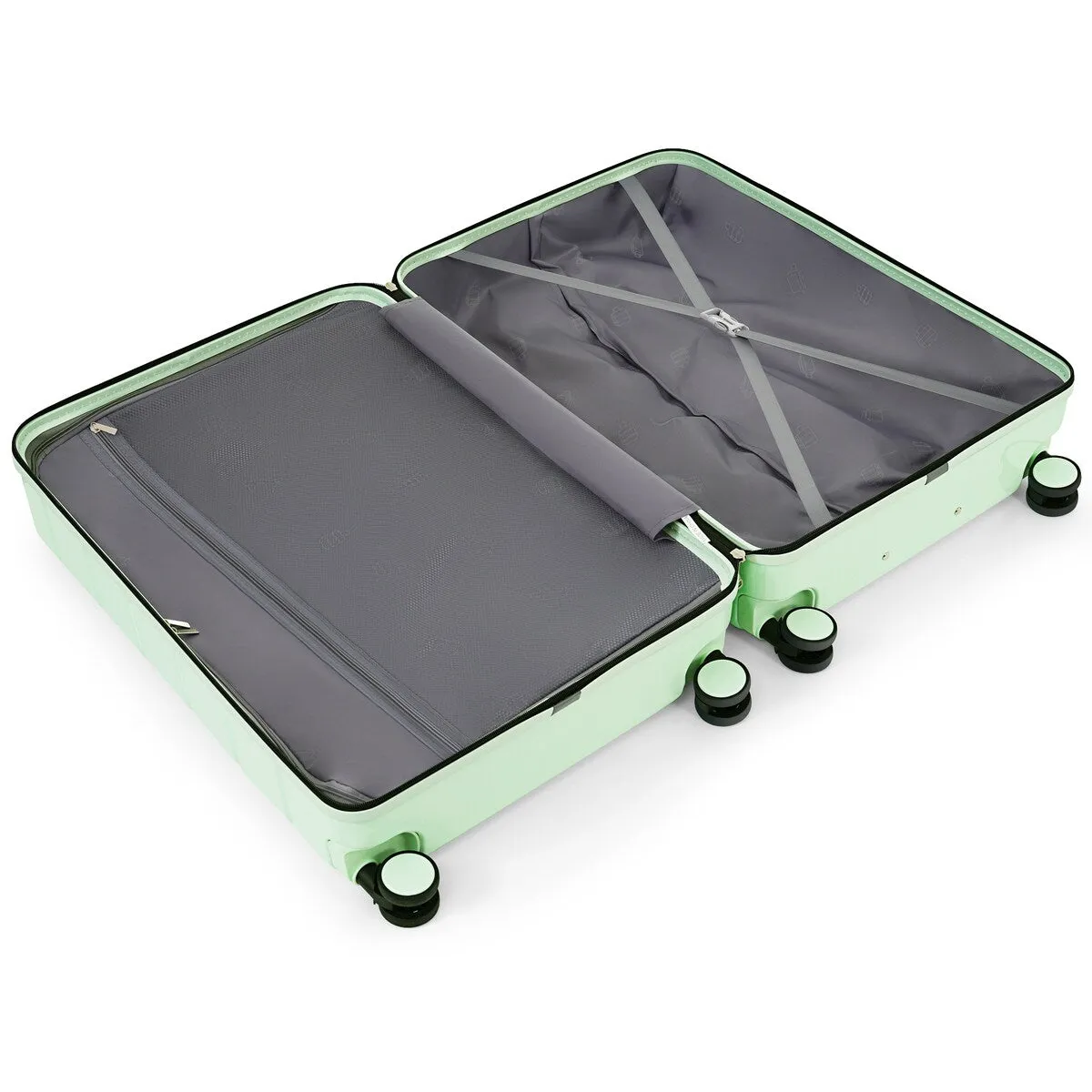 3-Piece TSA Lock Travel Luggage Set by Harper&Bright Designs