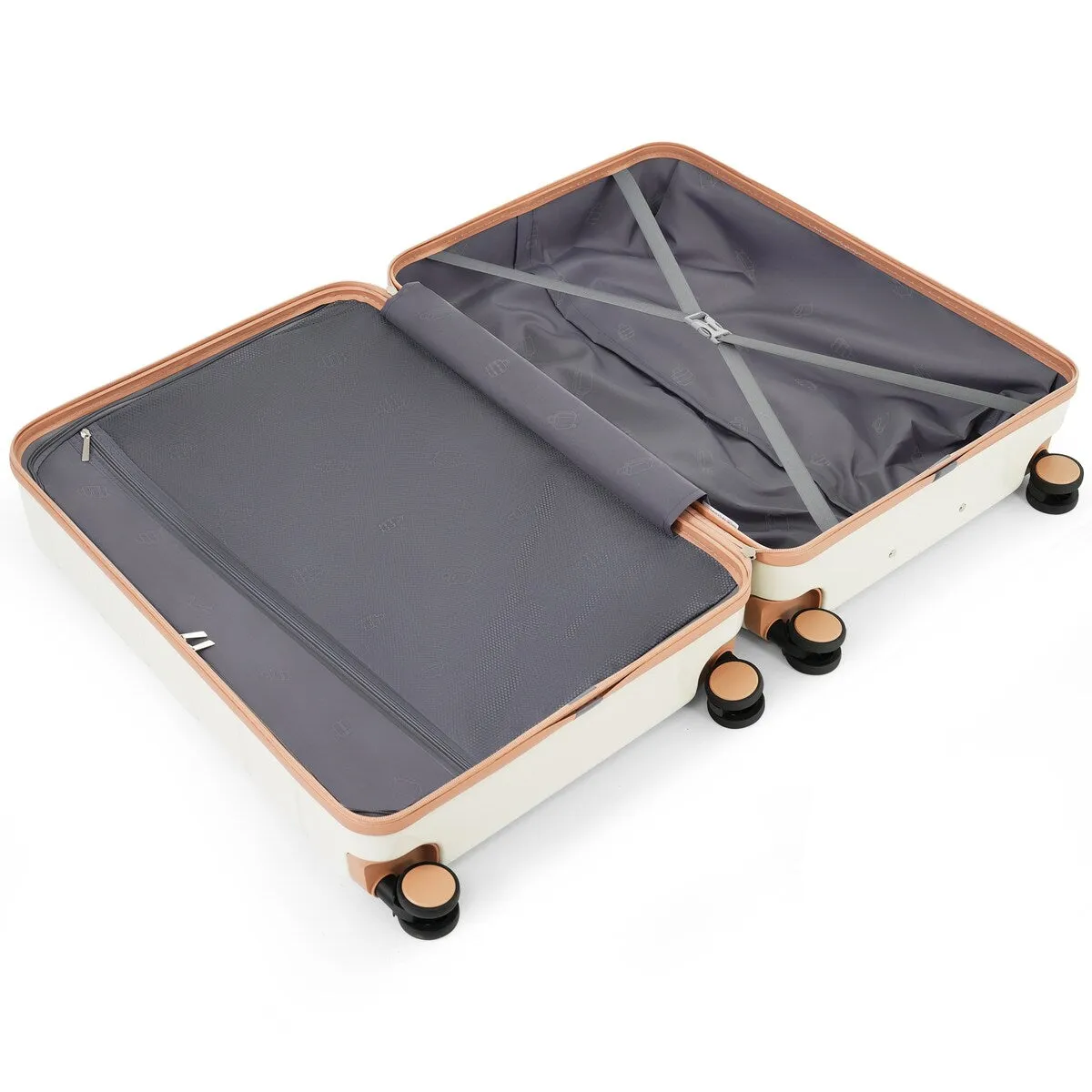 3-Piece TSA Lock Travel Luggage Set by Harper&Bright Designs