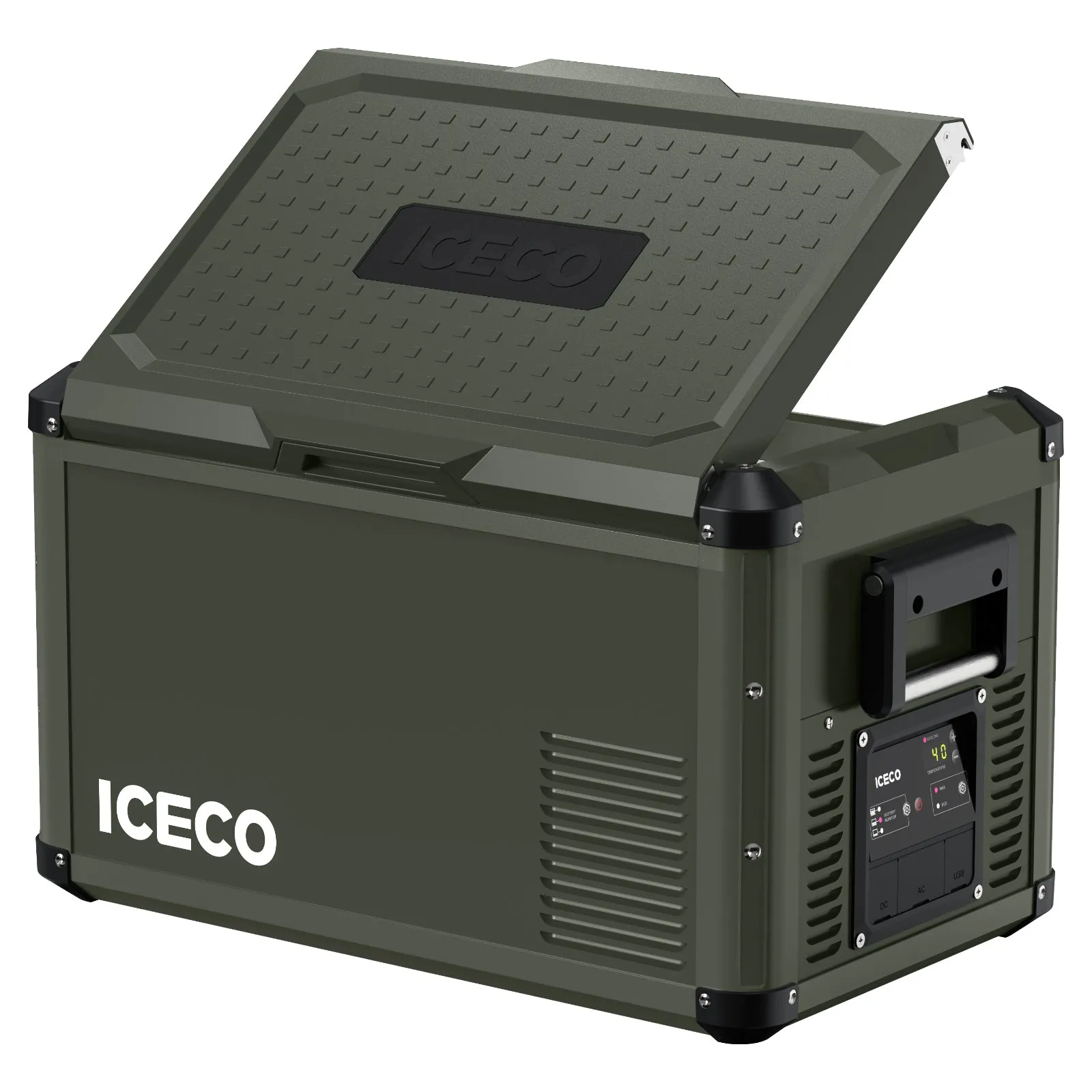37QT VL35ProS Olive Single Zone Fridge With PB1000 Power Station | ICECO