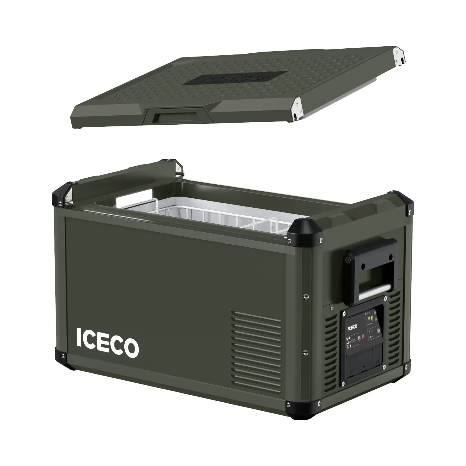 37QT VL35ProS Olive Single Zone Fridge With PB1000 Power Station | ICECO