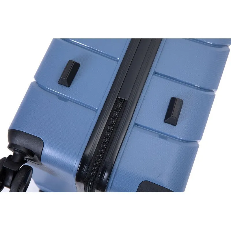 3PCS Hardshell Suitcase PP Luggage Sets with TSA Lock,20"/24"/28"