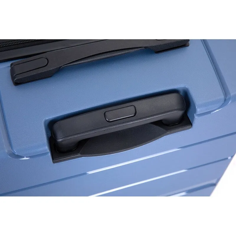 3PCS Hardshell Suitcase PP Luggage Sets with TSA Lock,20"/24"/28"