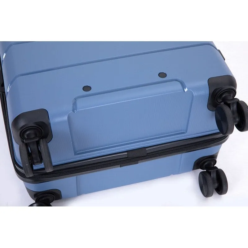 3PCS Hardshell Suitcase PP Luggage Sets with TSA Lock,20"/24"/28"