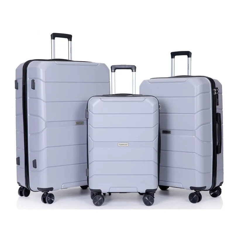 3PCS Suitcase Luggage Sets with TSA Lock and Spinner Wheels(20"/24"/28")