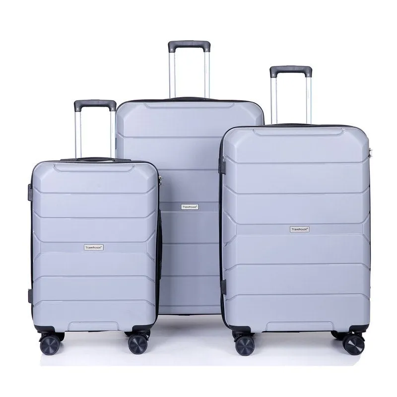 3PCS Suitcase Luggage Sets with TSA Lock and Spinner Wheels(20"/24"/28")