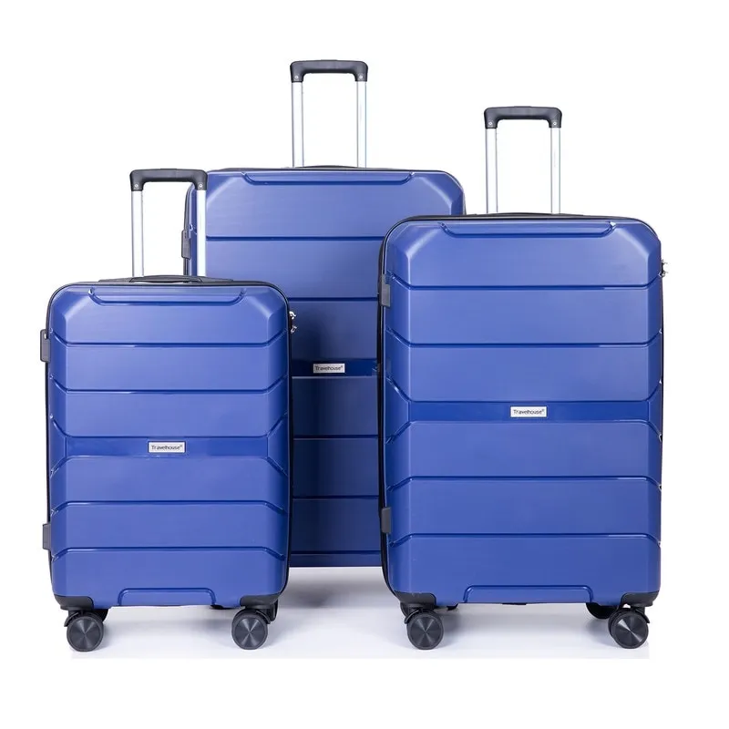 3PCS Suitcase Luggage Sets with TSA Lock and Spinner Wheels(20"/24"/28")