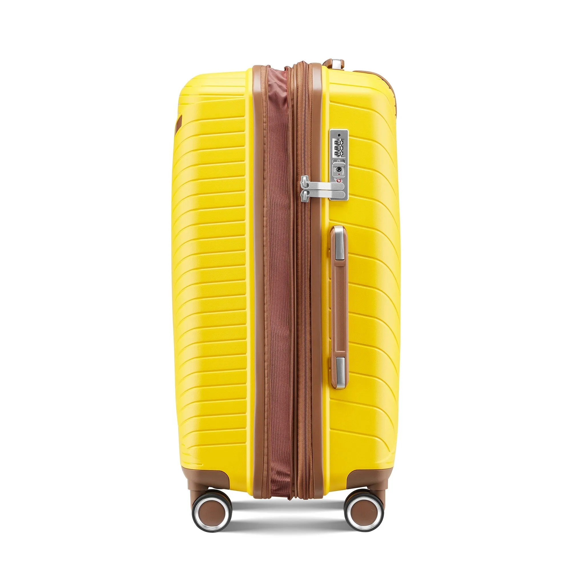 4 Piece Expandable Suitcase with 360 Degrees Spinner Wheels, Lightweight Luggage Sets with TSA Lock and Zipper