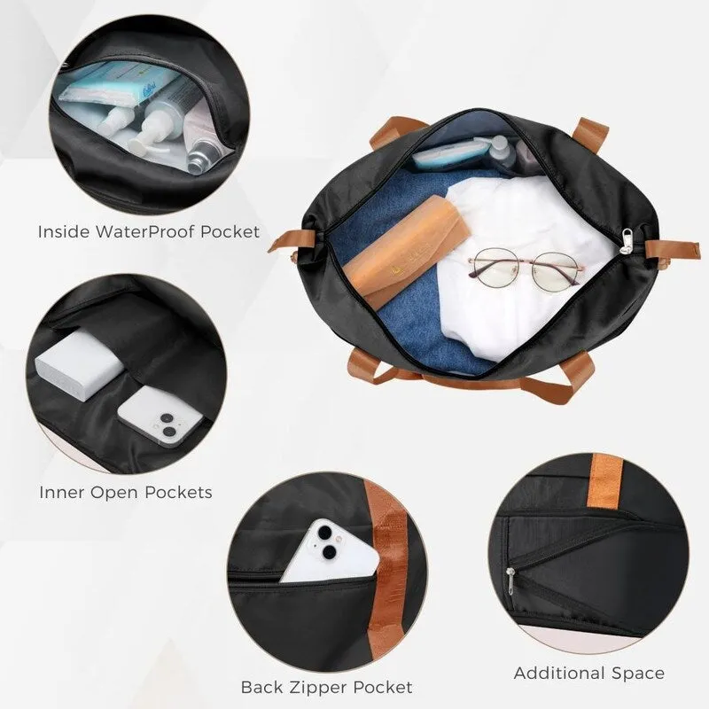 4PCS ABS Durable Suitcase Luggage Set with Travel Bag