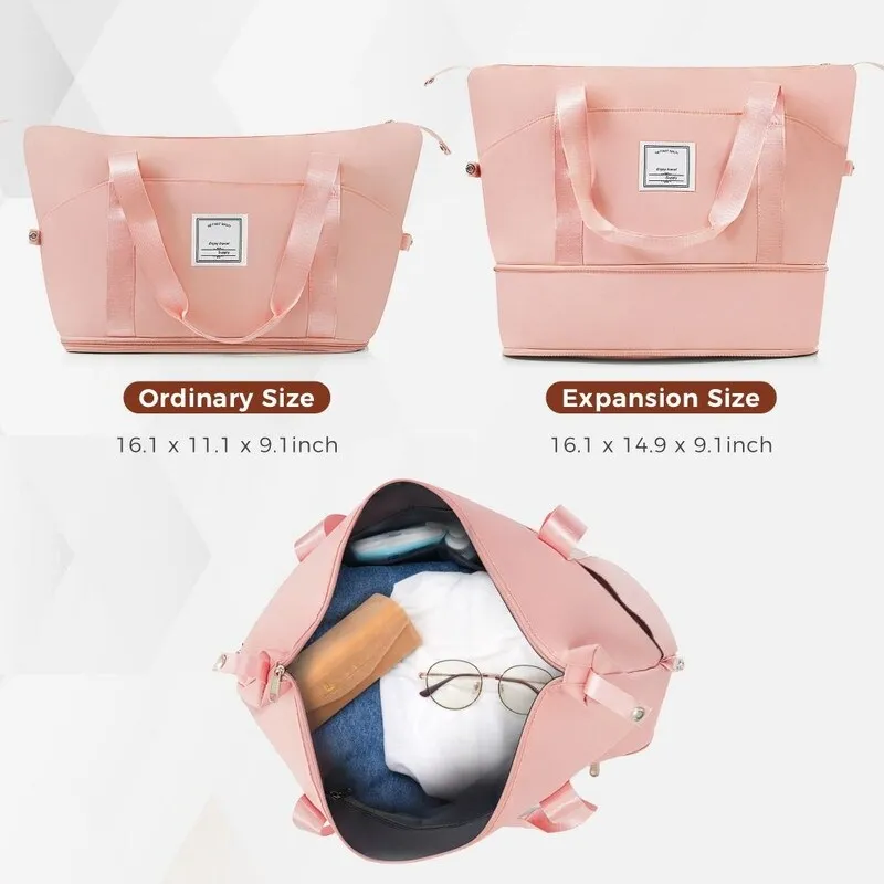4PCS ABS Durable Suitcase Luggage Set with Travel Bag