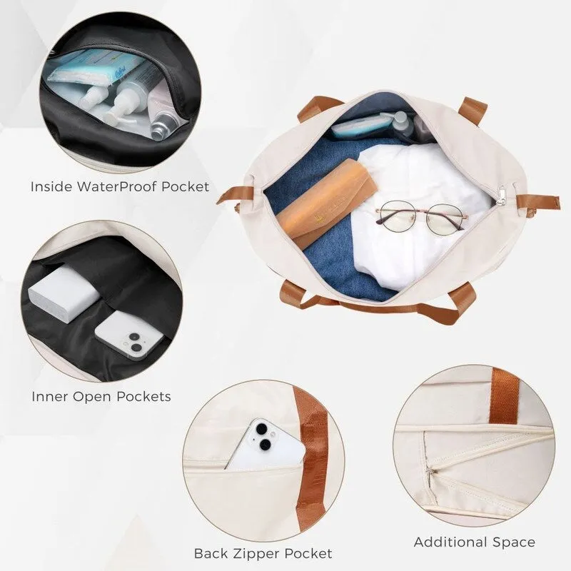 4PCS ABS Durable Suitcase Luggage Set with Travel Bag