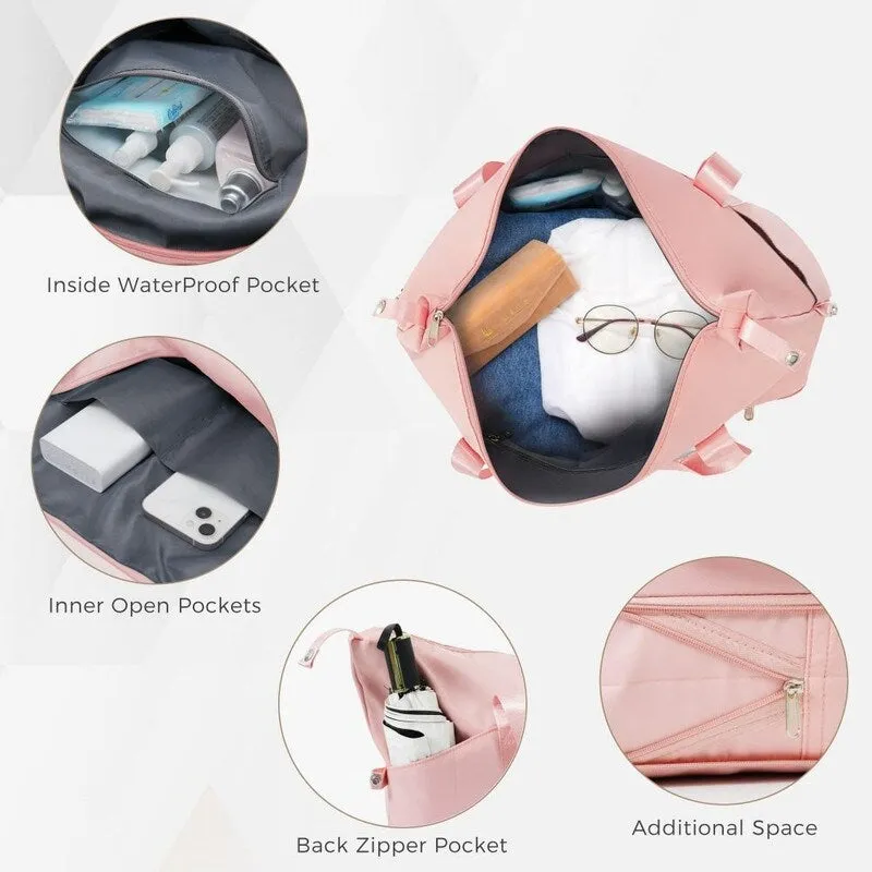 4PCS ABS Durable Suitcase Luggage Set with Travel Bag