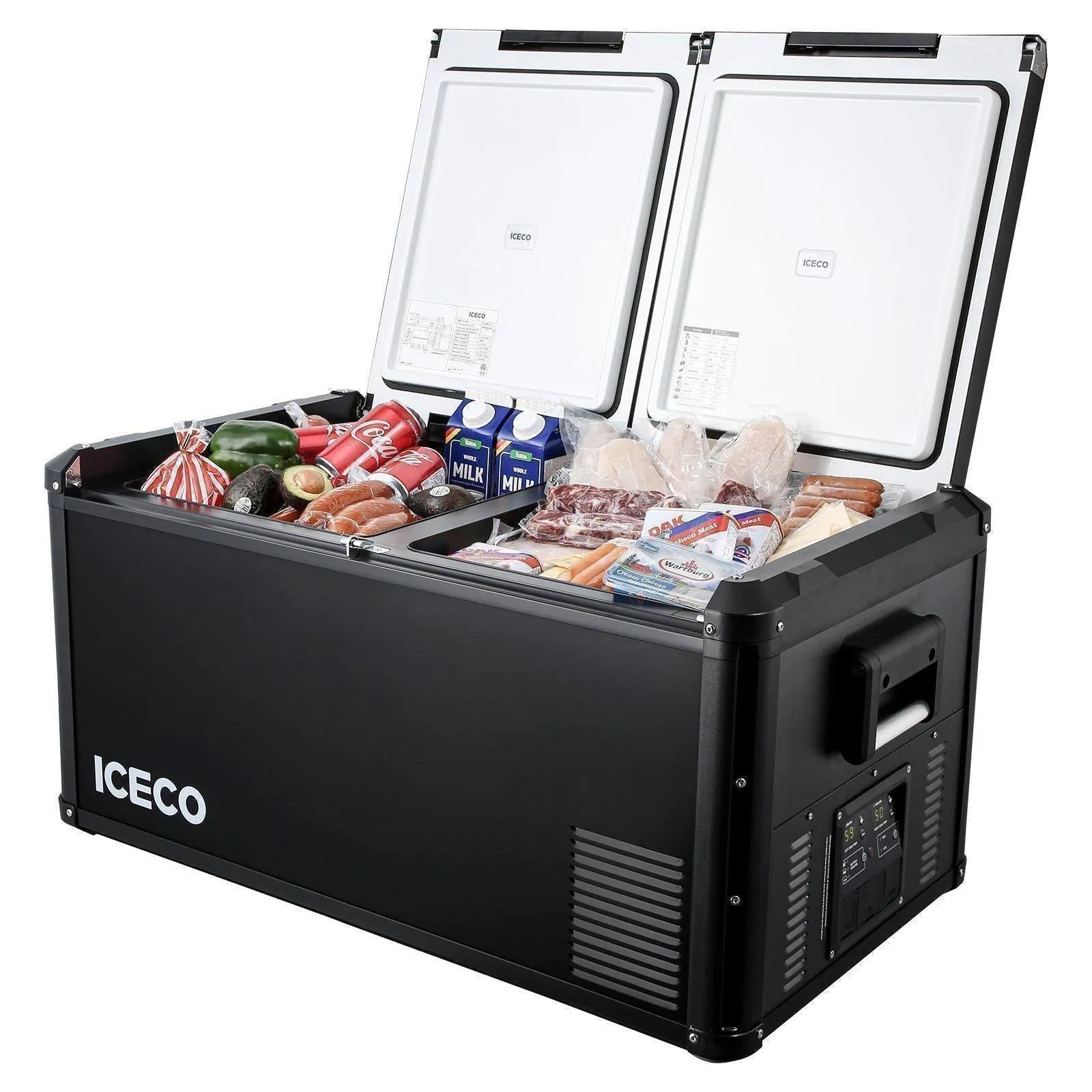 95QT VL90ProD RV 12 volt Fridge Freezer With PB1000 Power Station | ICECO