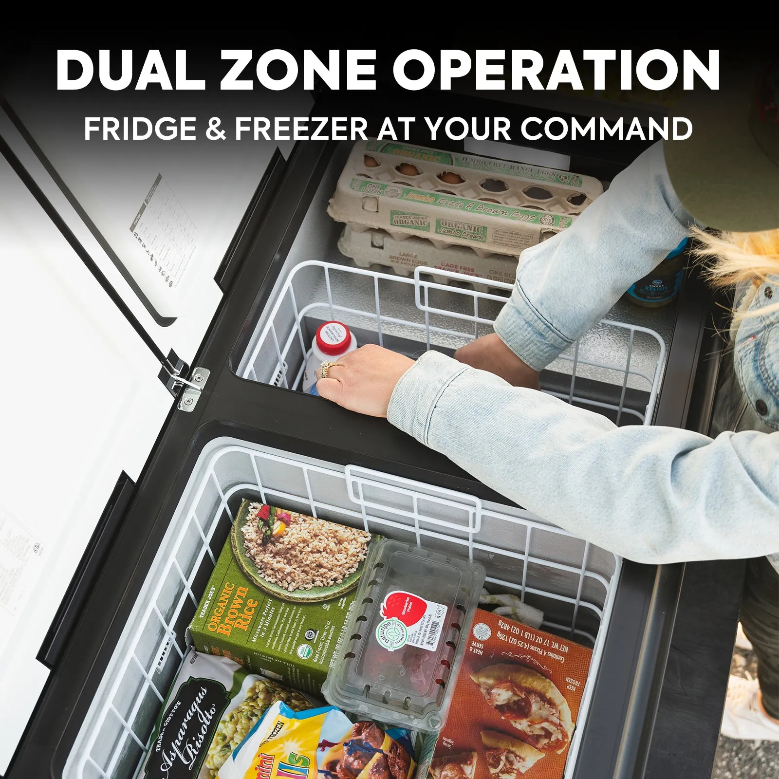 95QT VL90ProD RV 12 volt Fridge Freezer With PB1000 Power Station | ICECO