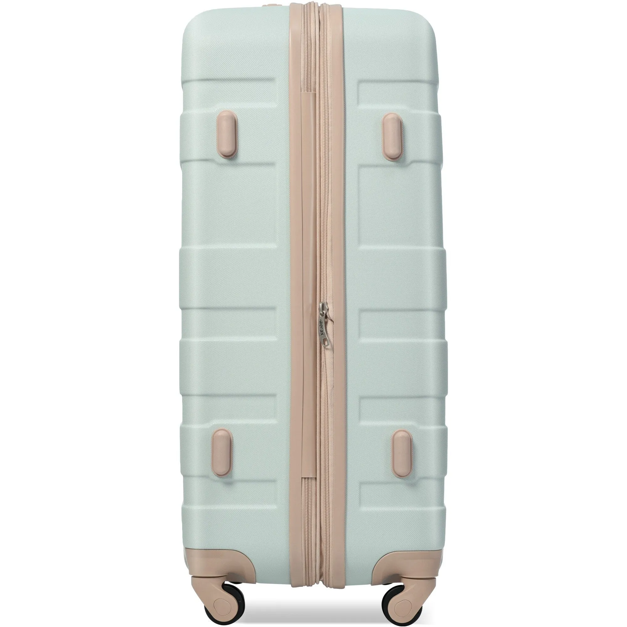 ABS Expandable Suitcase with Spinner Wheels and Travel Bag, 4 Piece Luggage Sets with TSA Lock and Pockets