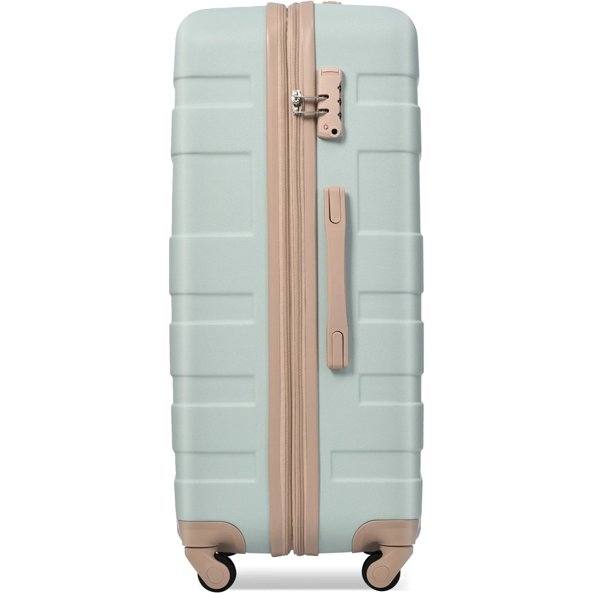 ABS Expandable Suitcase with Spinner Wheels and Travel Bag, 4 Piece Luggage Sets with TSA Lock and Pockets