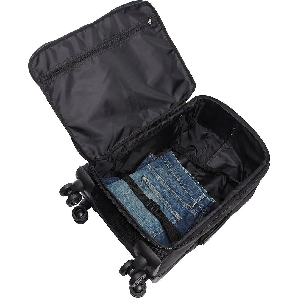 A.SAKS Expandable 22" Spinner Carry On With Removable Suiter