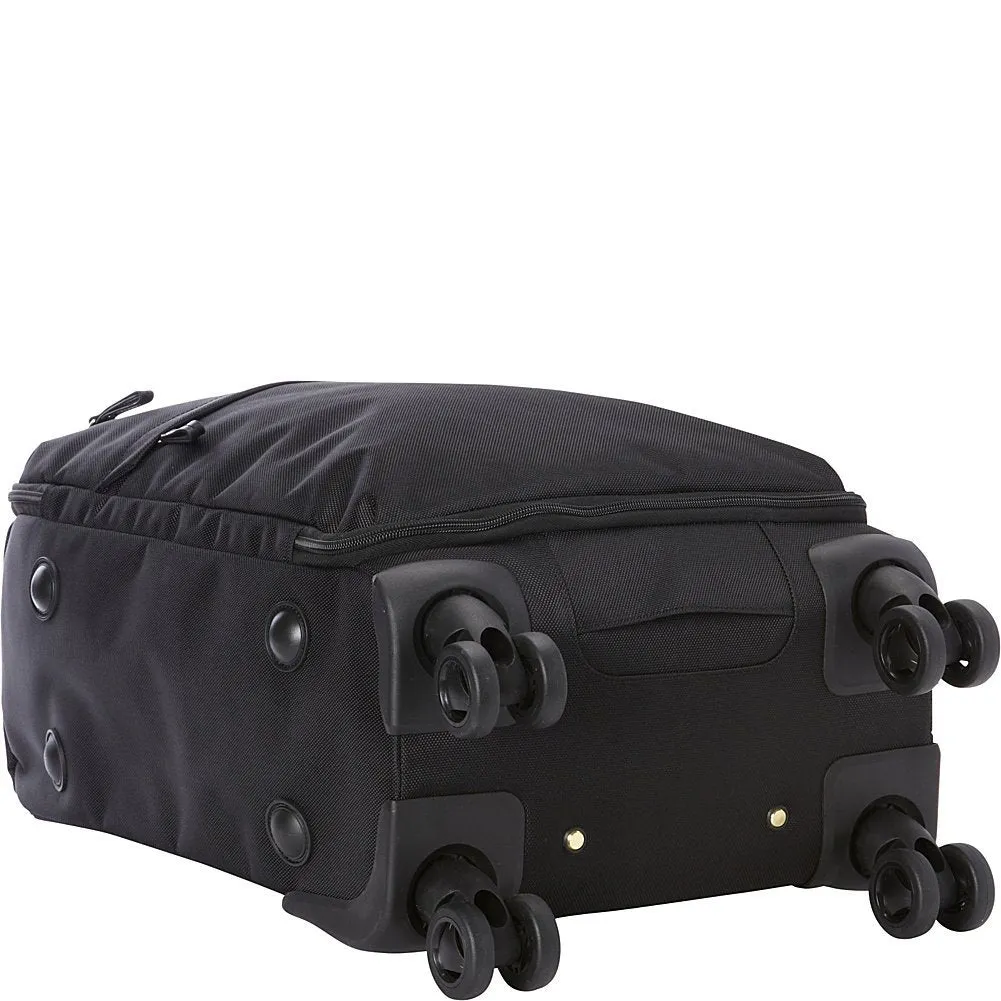 A.SAKS Expandable 22" Spinner Carry On With Removable Suiter