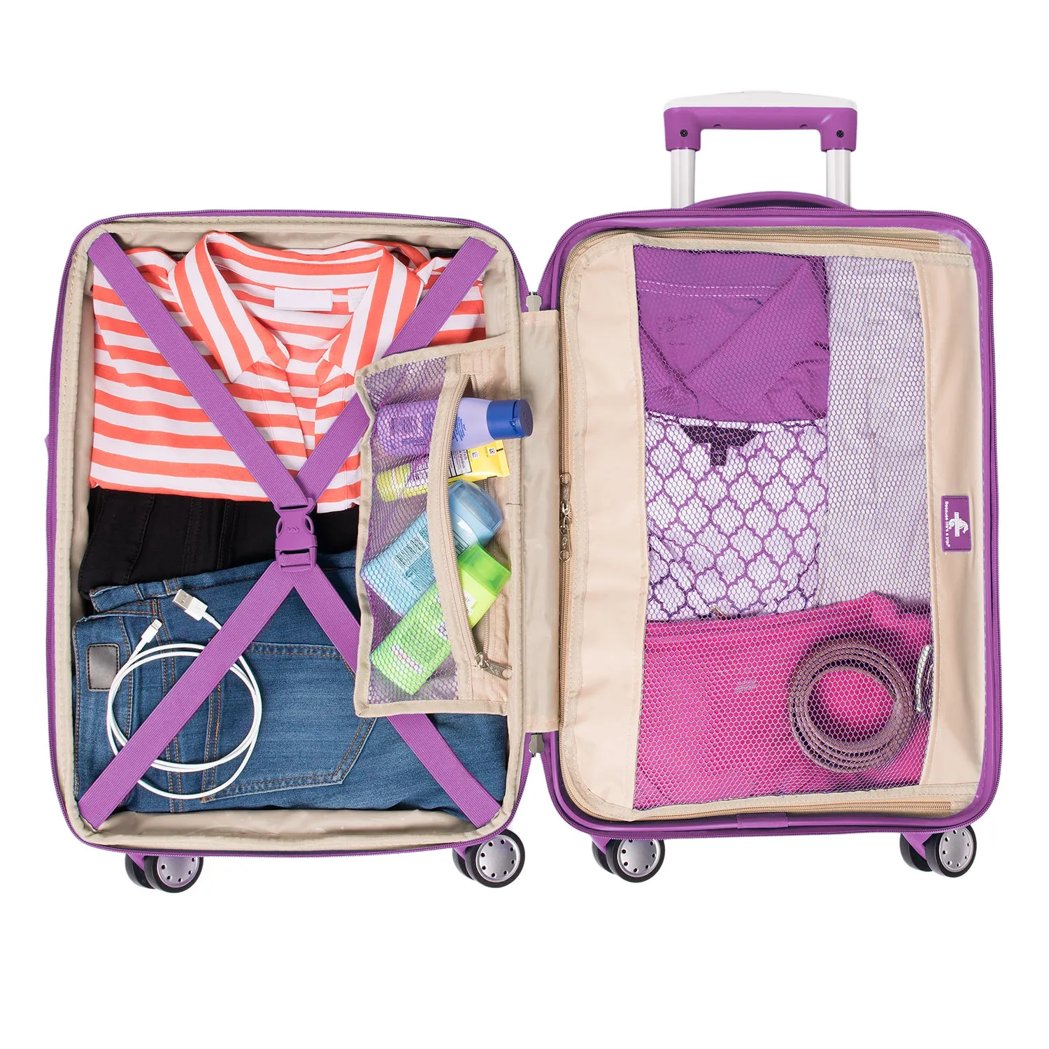 Atlantic Luggage Ultra Lite 4 21" 4-Wheel Hardside Carry-On Luggage
