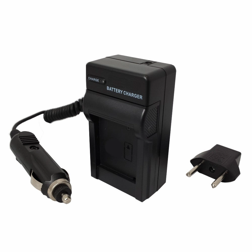 Batteries N Accessories BNA-WB-1549 Digital Camera Battery Charger - Replacement for Nikon MH-29 Charger, Compatible with Nikon EN-EL20 Battery - 110/220V Fold-in Plug with Car & EU adapters