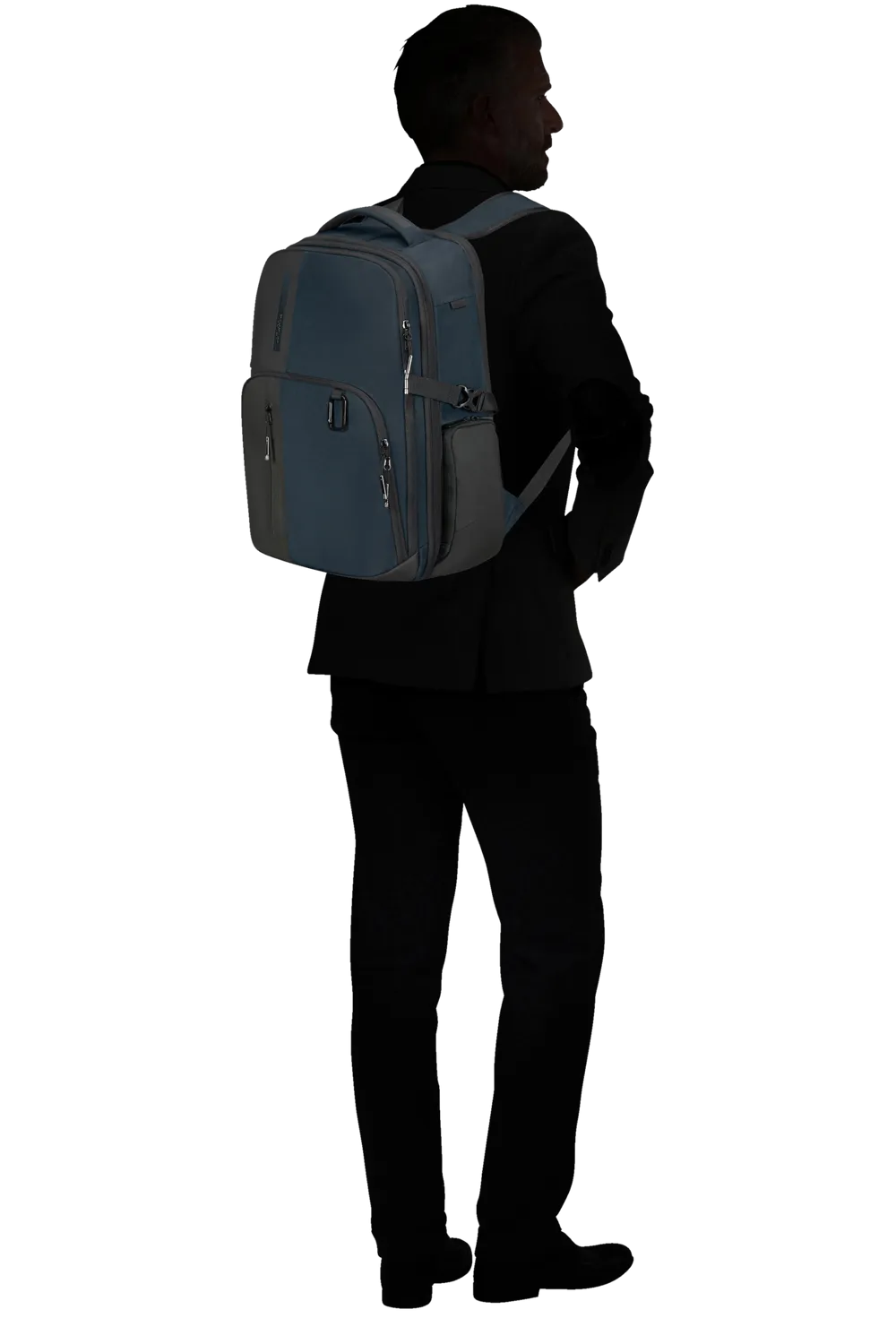BIZ2GO Backpack 17.3" - Deep Blue