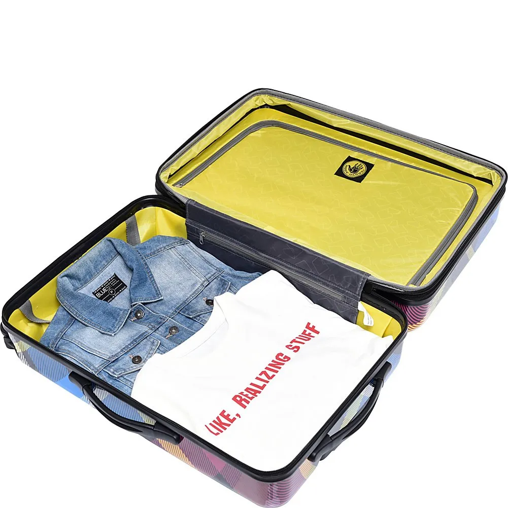 Body Glove Tartan 22" 4-Wheel Carry-On Luggage