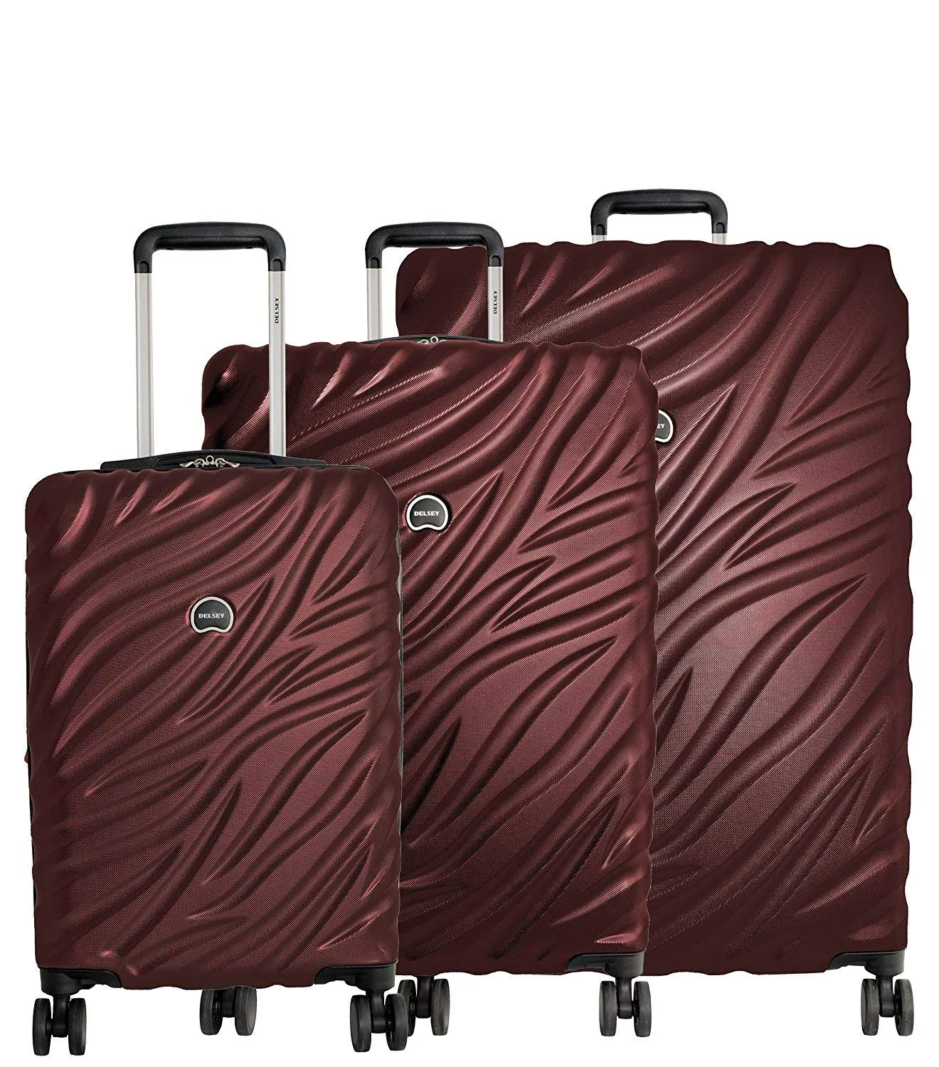 DELSEY Paris Alexis Lightweight Expandable Hardside 3 Piece Set (21"/25"/29") 4-Wheel Luggage Sets