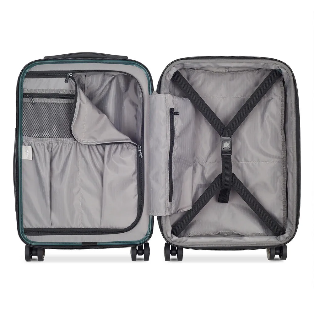 DELSEY Paris Helium Titanium International 19 Carry-on Expandable Spinner Trolley