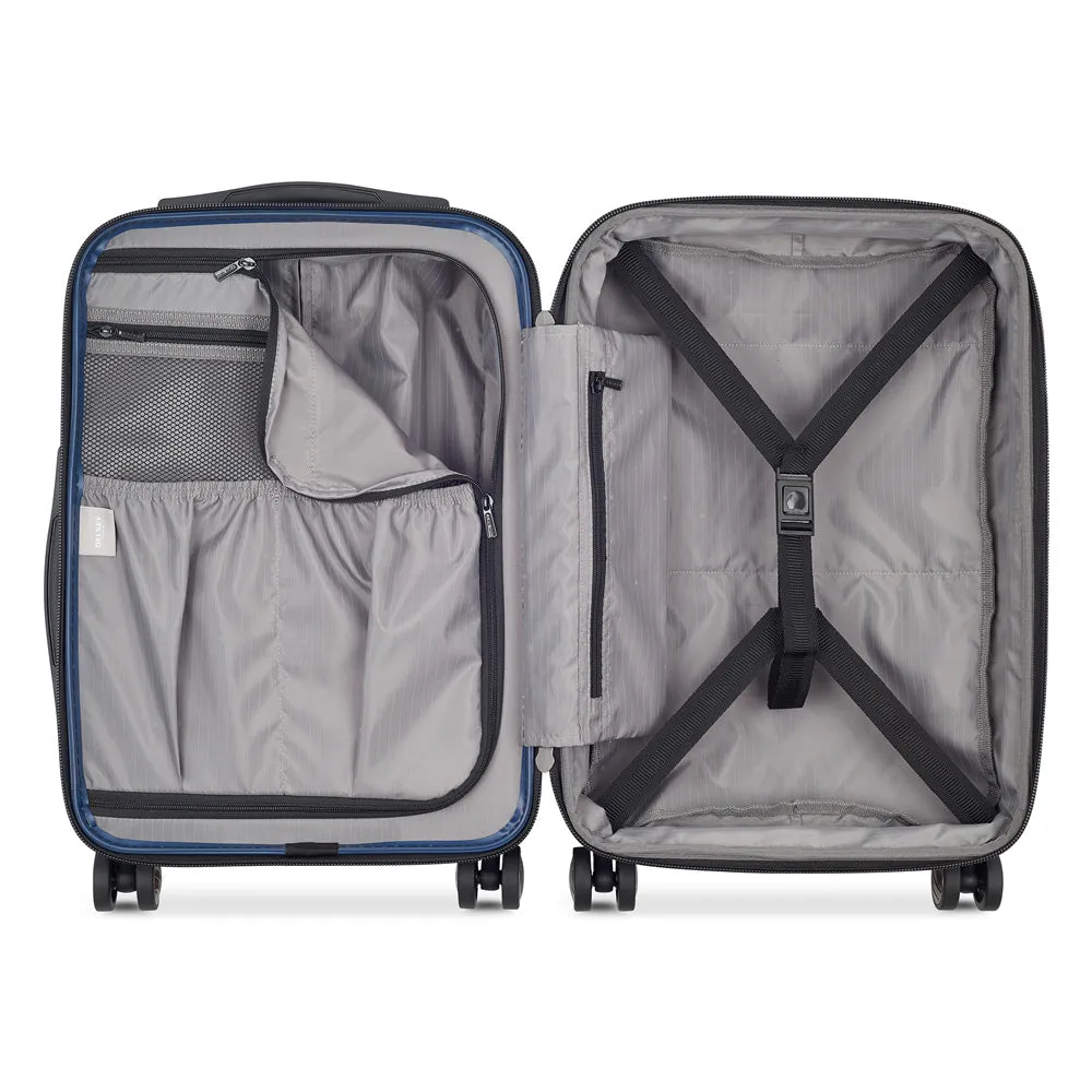 DELSEY Paris Helium Titanium International 19 Carry-on Expandable Spinner Trolley