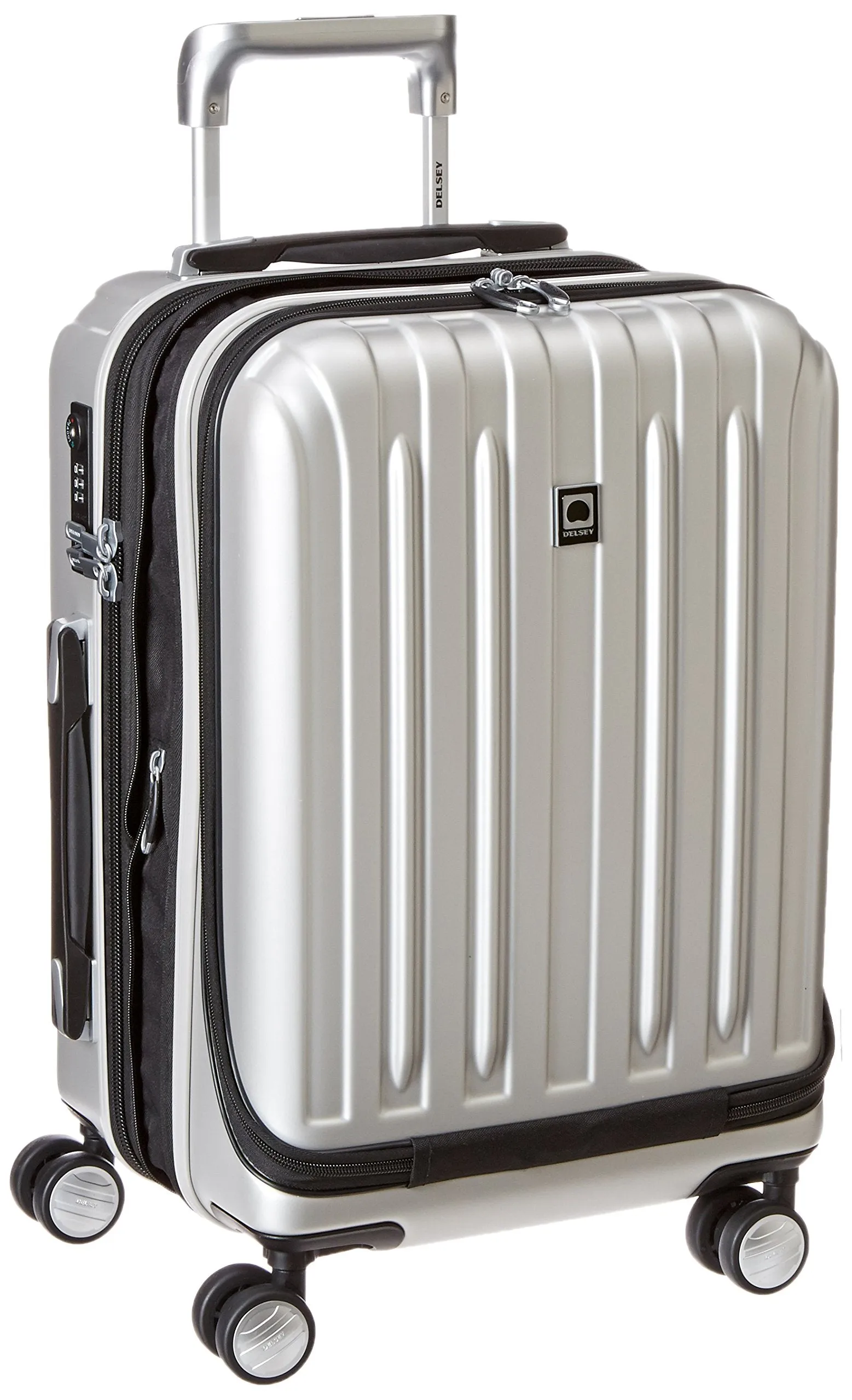 DELSEY Paris Helium Titanium International 19 Carry-on Expandable Spinner Trolley