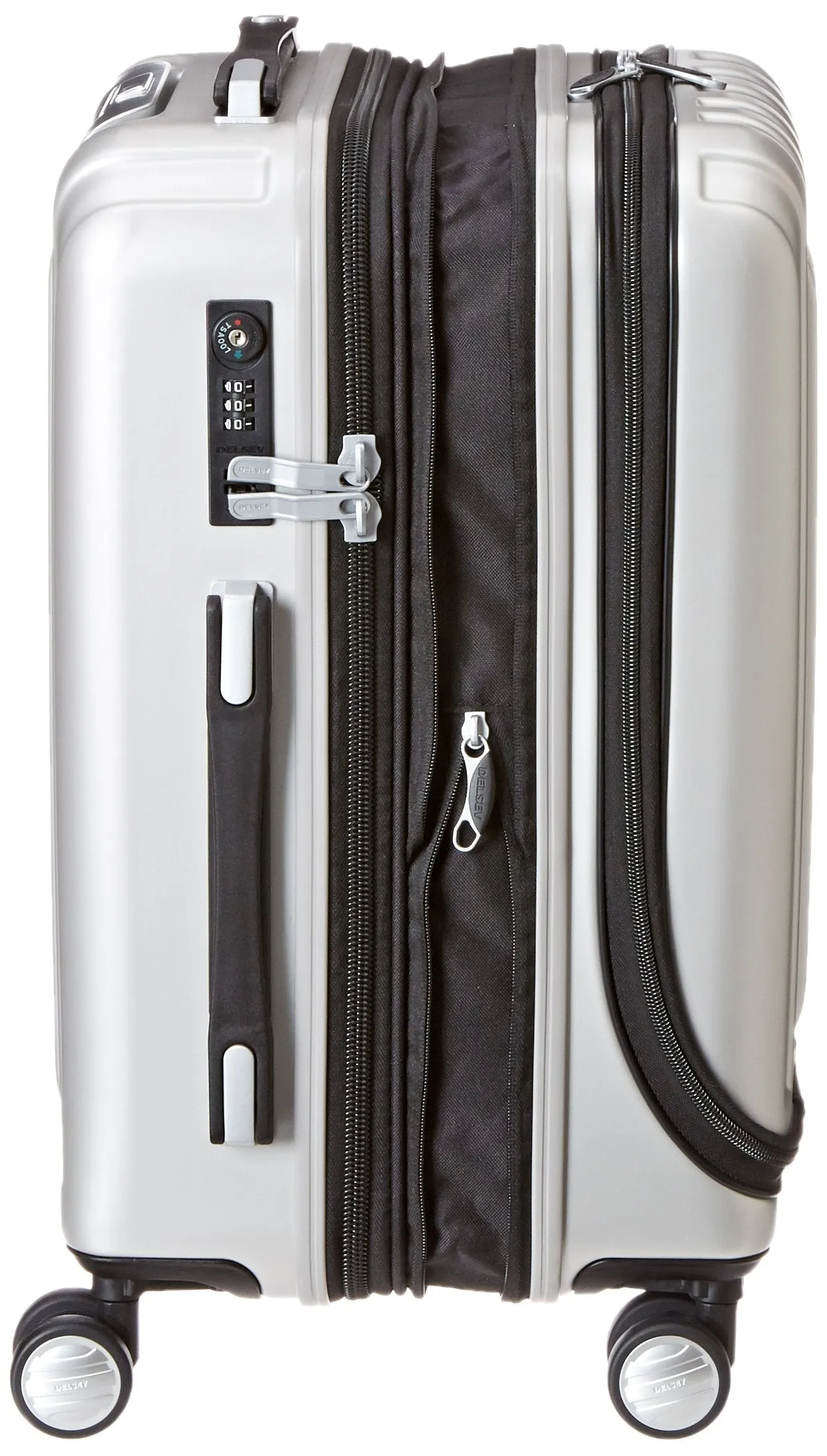 DELSEY Paris Helium Titanium International 19 Carry-on Expandable Spinner Trolley