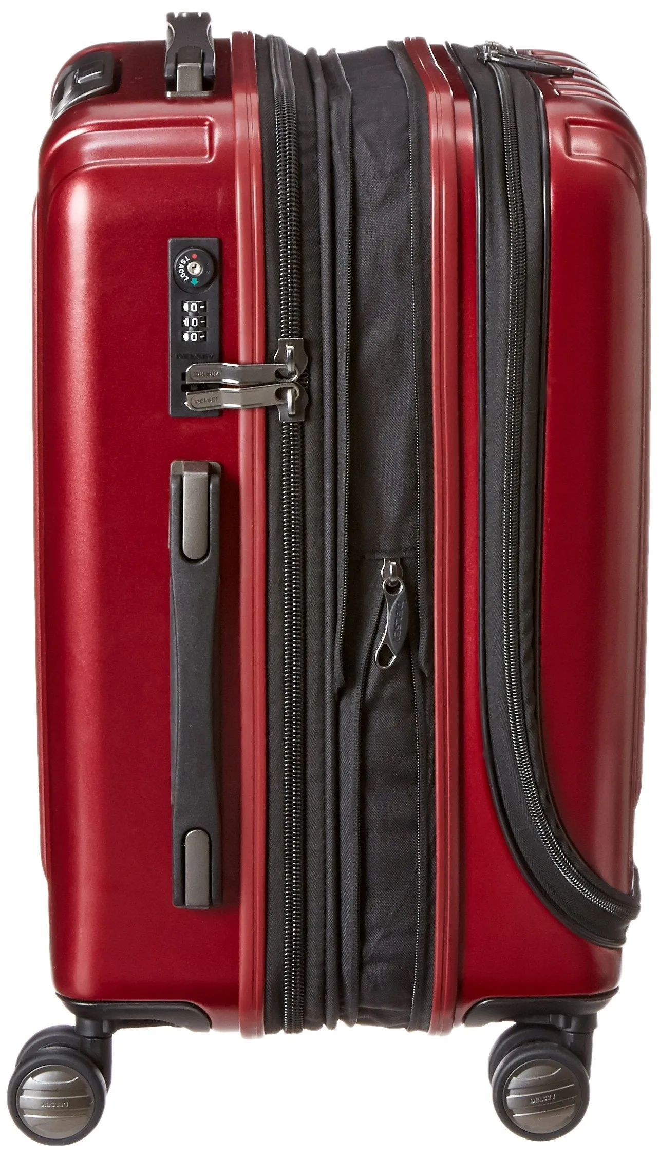 DELSEY Paris Helium Titanium International 19 Carry-on Expandable Spinner Trolley
